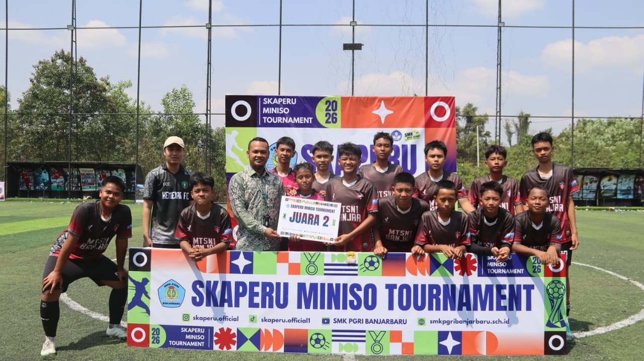 Tim Futsal MTsN 1 Banjar Ukir Prestasi, Raih Juara 2 Skaperu Miniso Tournament 2026